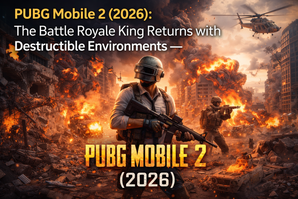 PUBG Mobile 2 2026 gameplay with destructible environments and new graphics - InfoHubPK